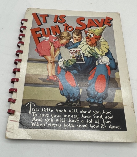 Children's Fun to Save COIN Book from the 1950's