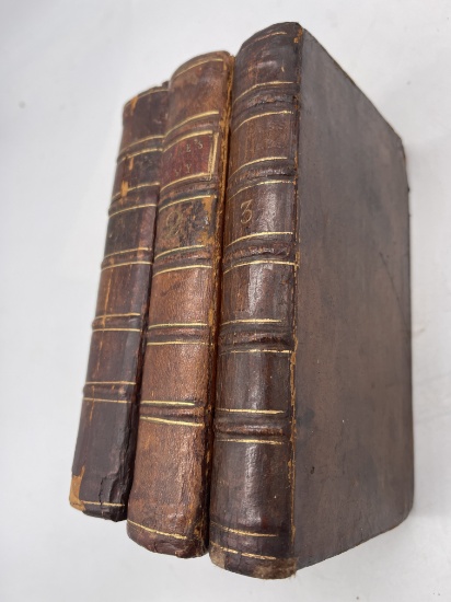 RARE An Essay Concerning Human Understanding by JOHN LOCKE (1759) Three Volume Set