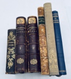 ANTIQUARIAN BOOK LOT including Prose of Henry Longfellow (1863) Two Volume Set