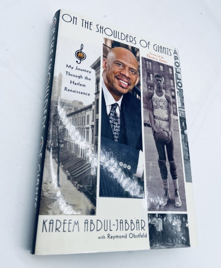 SIGNED On the Shoulders of Giants: My Journey Through the Harlem Renaissance KAREEM ABDUL JABBAR