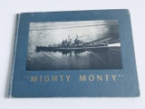 MIGHTY MONTY - U.S.S. MONTPELIER WW2 DIARY with Original Photo