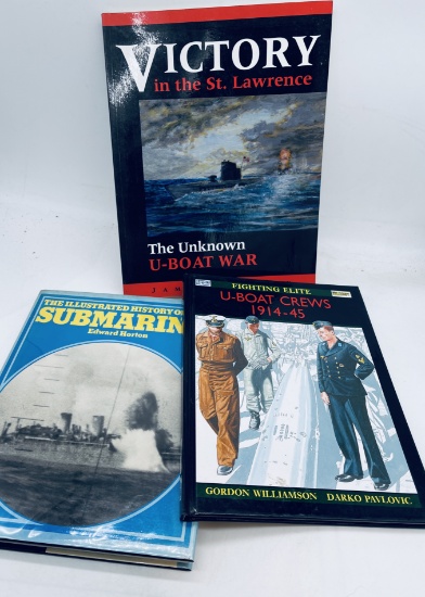 HISTORY BOOK LOT: Victory in the St. Lawrence - Unknown U-BOAT WAR