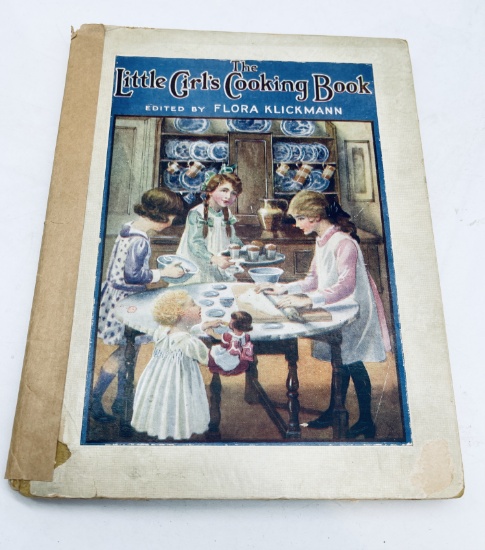 Little GIRL'S COOKING BOOK by Flora Klickmann (c.1910)