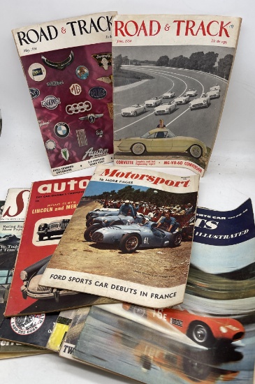 Large Collection of 1950's AUTOMOBILE MAGAZINES