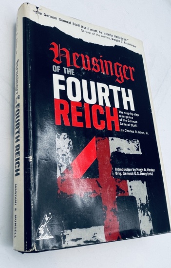 SIGNED Heusinger of the Fourth Reich (1963) General Adolf Heusinger