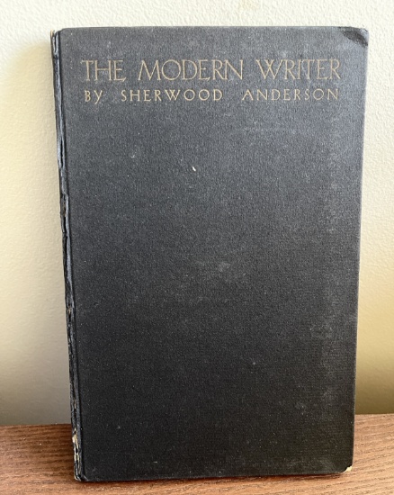 RARE LIMITED The Modern Writer by Sherwood Anderson (1925)