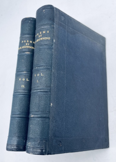 Poems of Elizabeth Barrett Browning (1859) Two Volume Set