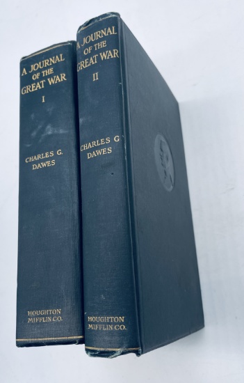 A Journal of the Great War (1921) by Charles G. Dawes - Two Volume Set