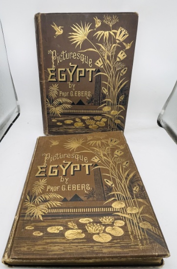 RARE EGYPT: Descriptive, Historical, and Picturesque (1880) Two Volume