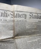 1868 ANTI-SLAVERY Newspaper