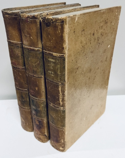 Speeches and Forensic Arguments (1843) by DANIEL WEBSTER - Three Volume Set