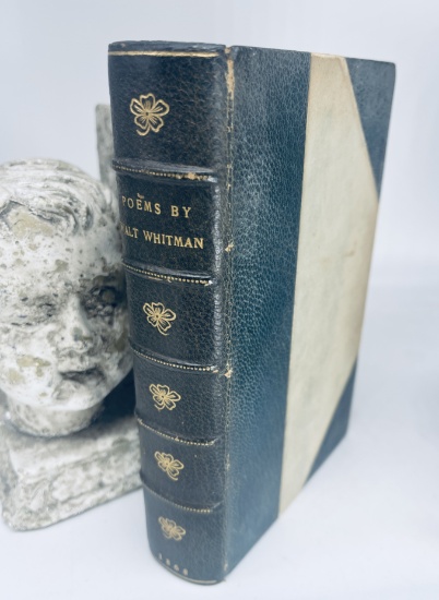 RARE Poems By Walt Whitman. Selected and Edited By William Michael Rossetti (1868) Rebound