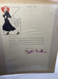 1974 Letter and Stationary SIGNED by BETTE MIDLER