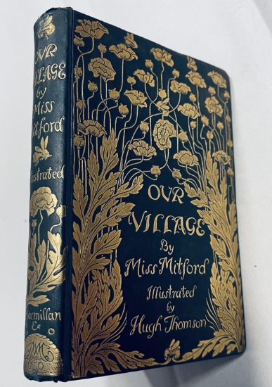 RARE Our Village Mary Russell Mitford (1893) with Hugh Thomson Illustrator