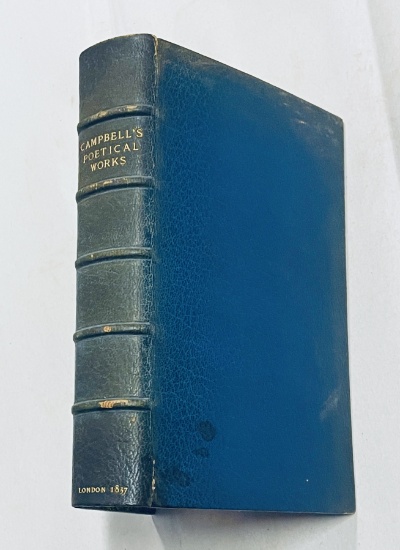 The Poetical Works of Thomas Campbell (1837) with Historically Important Club Binding