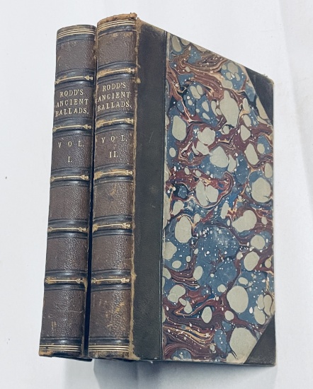 History of Charles the Great and Orlando (1812) Two Volumes - OWNED BY CIVIL WAR SOLDIER
