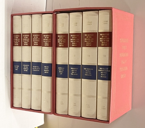 The History of the Decline and Fall of the Roman Empire (8 Volumes Set) FOLIO SOCIETY