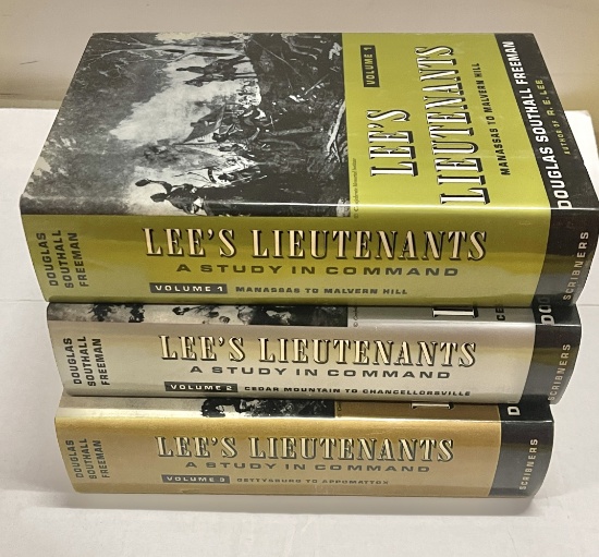 Lee's Lieutenants: A Study in Command (1972) Three Volume Set