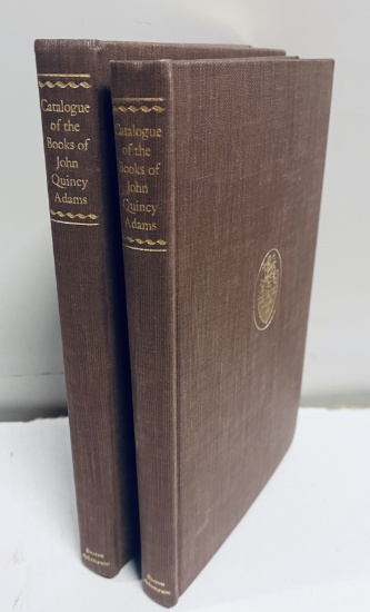 A Catalogue of the Books of JOHN ADAMS Deposited in the Boston Athenaeum (1938) LIMITED TO 300