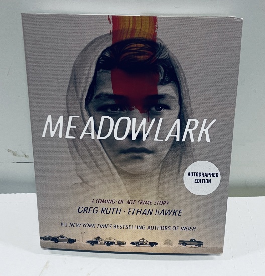 SIGNED Ethan Hawke & Greg Ruth MEADOWLARK - First Edition Hardcover