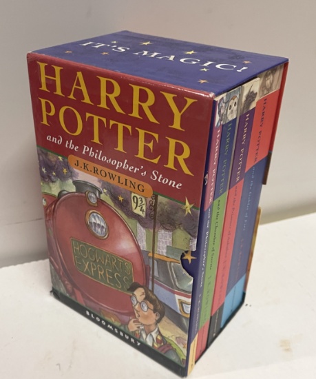 Harry Potter Paperback Box Set (2001) UK Bloomsbury Edition
