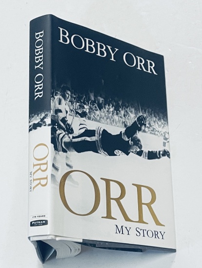 SIGNED ORR My Story - BOBBY ORR HALL OF FAMER