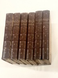 BOSWELL'S LIFE OF JOHNSON Including Boswell's Journal of a Tour to Hebrides (1887) Six Volume Set