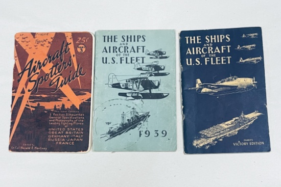 FOUR WW2 Era Aircraft Spotting Guides
