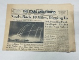 STARS AND STRIPES Newspaper Dec 30th 1944 - NAZI'S DIGGING IN