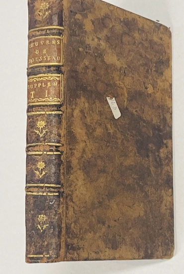 Oeuvres Posthumes de Jean-Jacques Rousseau (1781)