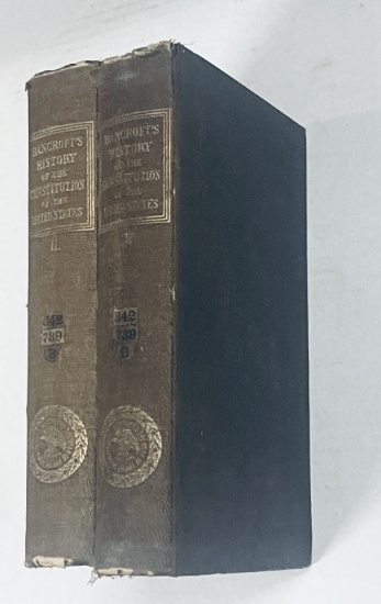 History of the Formation of the Constitution of the United States of America (1883) Two Volume Set