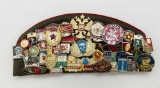 USSR Soviet Union Flight Cap With Pins And Patches - VERY NICE
