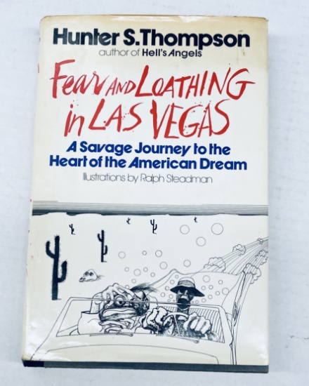 FIRST EDITION Fear and Loathing in Las Vegas by Hunter S. Thompson (1971)