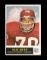 1965 Philadelphia Football Card #187 Hall of Famer Sam Huff Washington Reds