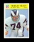 1966 Philadelphia Football Card #102 Hall of Famer Merlin Olsen Los Angeles