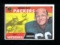 1968 Topps Football Card #157 Hall of Famer Ray Nitschke Green Bay Packers.