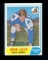 1968 Topps Football Card #181 Hall of Famer Bob Lilly Dallas Cowboys. EX/MT