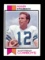 1973 Topps Football Card #475 Hall of Famer Roger Staubach Dallas Cowboys E