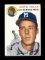 1954 Topps Baseball Card #188 Dave Jolly Milwaukee Braves. VG/EX - EX/MT Co