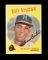 1959 Topps Baseball Card #165 Bill Bruton Milwaukee Braves. EX/MT - NM Cond