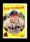 1959 Topps Baseball Card #322 Harry Hanebrink Milwaukee Braves 