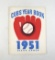 1951 Chicago Cubs Yearbook. Few Minor Wrinkles on cover otherwise Complete