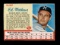 1962 Post Cereal Baseball Card #147 Hall of Famer Ed Mathews Milwaukee Brav