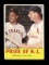 1963 Topps Baseball Card #138 Pride of The NL: Willie Mays & Stan Musial. V