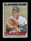 1967 Topps Baseball Card #25 Howard Elston New York Yankees. EX/MT - NM Con