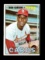 1967 Topps Baseball Card #210 Hall of Famer Bob Gibson St Louis Cardinals.