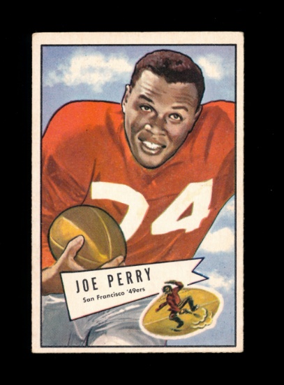 1952 Bowman Large Football Card #83 Hall of Famer Joe Perry San Francisco 4