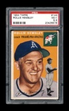 1954 Topps Baseball Card #143 Rollie Hemsley Philadelphia Phillies. Graded