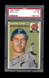 1954 Topps Baseball Card #235 Vern Law Pittsburgh Pirates. Graded PSA VG-EX