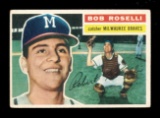 1956 Topps Baseball Card #131 Bob Roselli Milwaukee Braves.  VG/EX - EX/MT